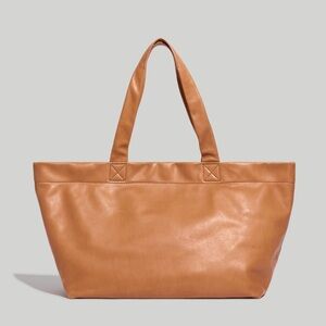 Madewell Piazza Oversized Tote Bag in Timber Brown